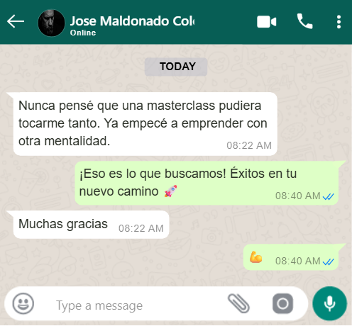  sesión de coaching personal